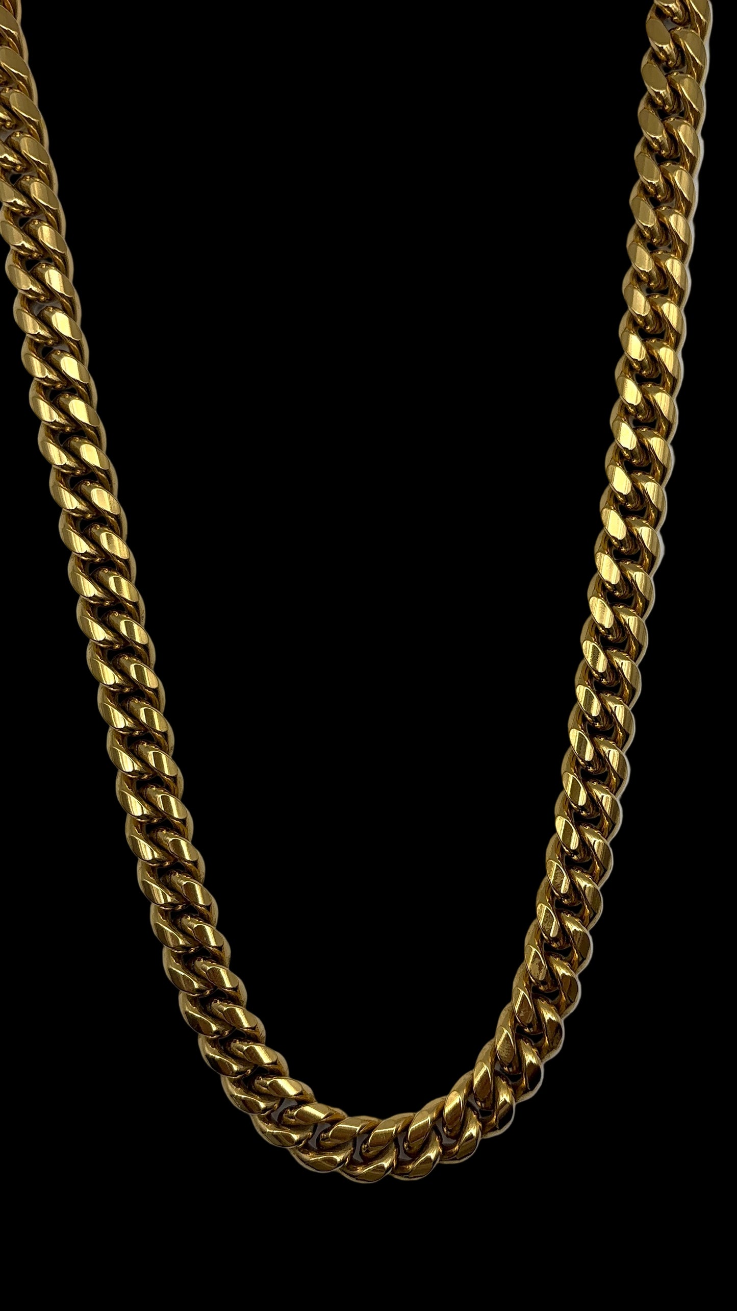 Gold Cuban Chain - 10mm