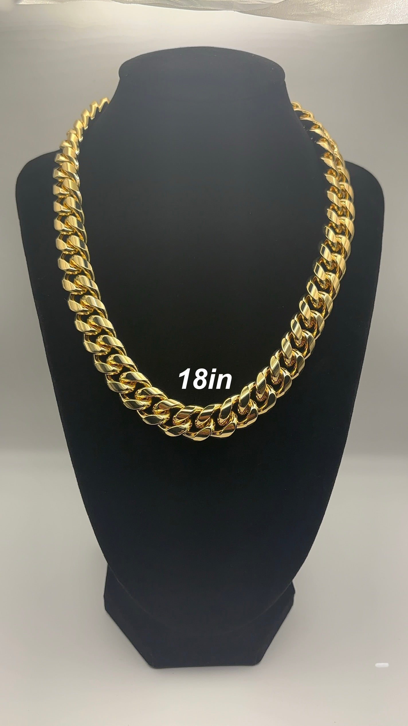 14mm Gold cuban chain