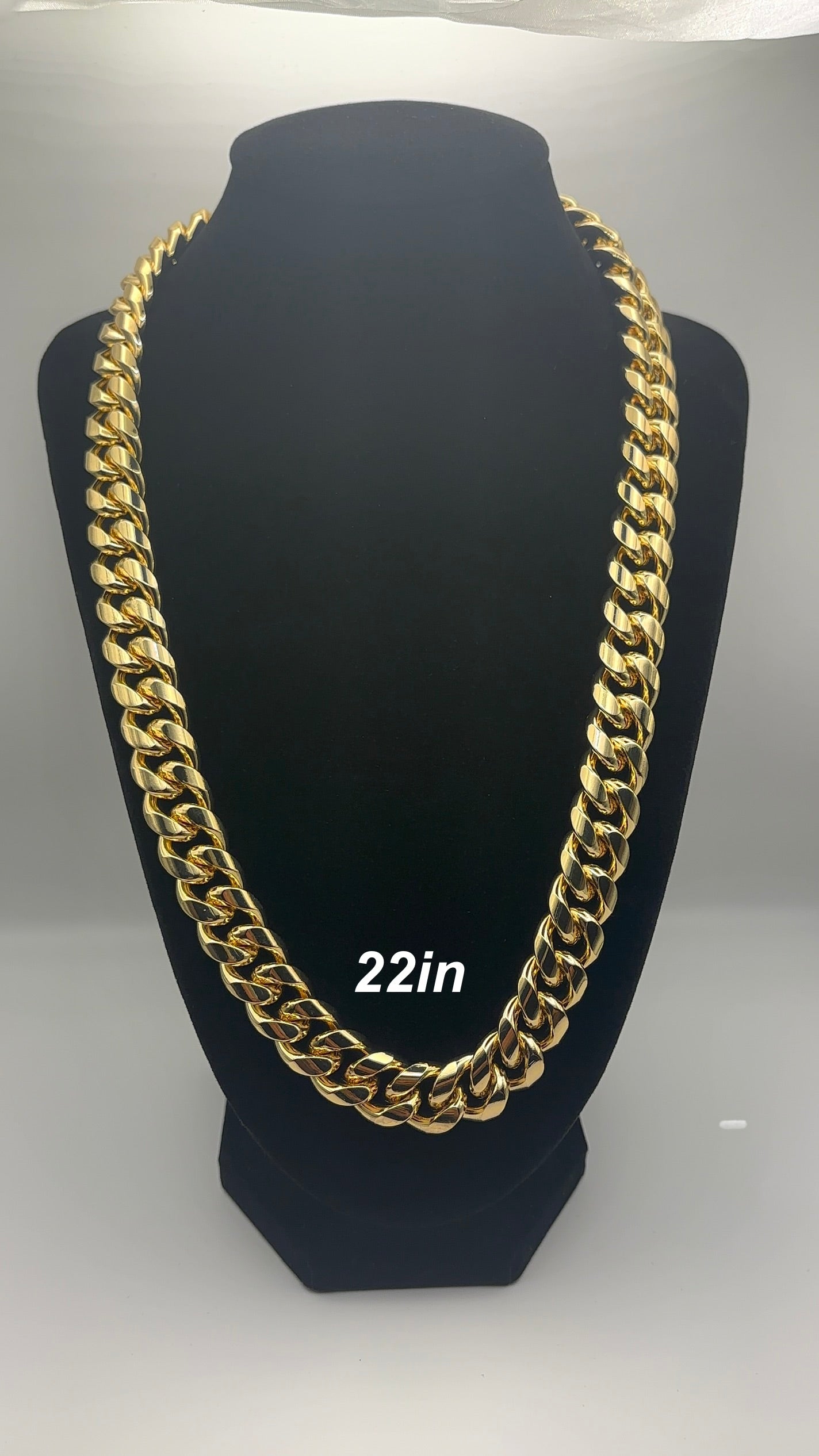 14mm Gold cuban chain