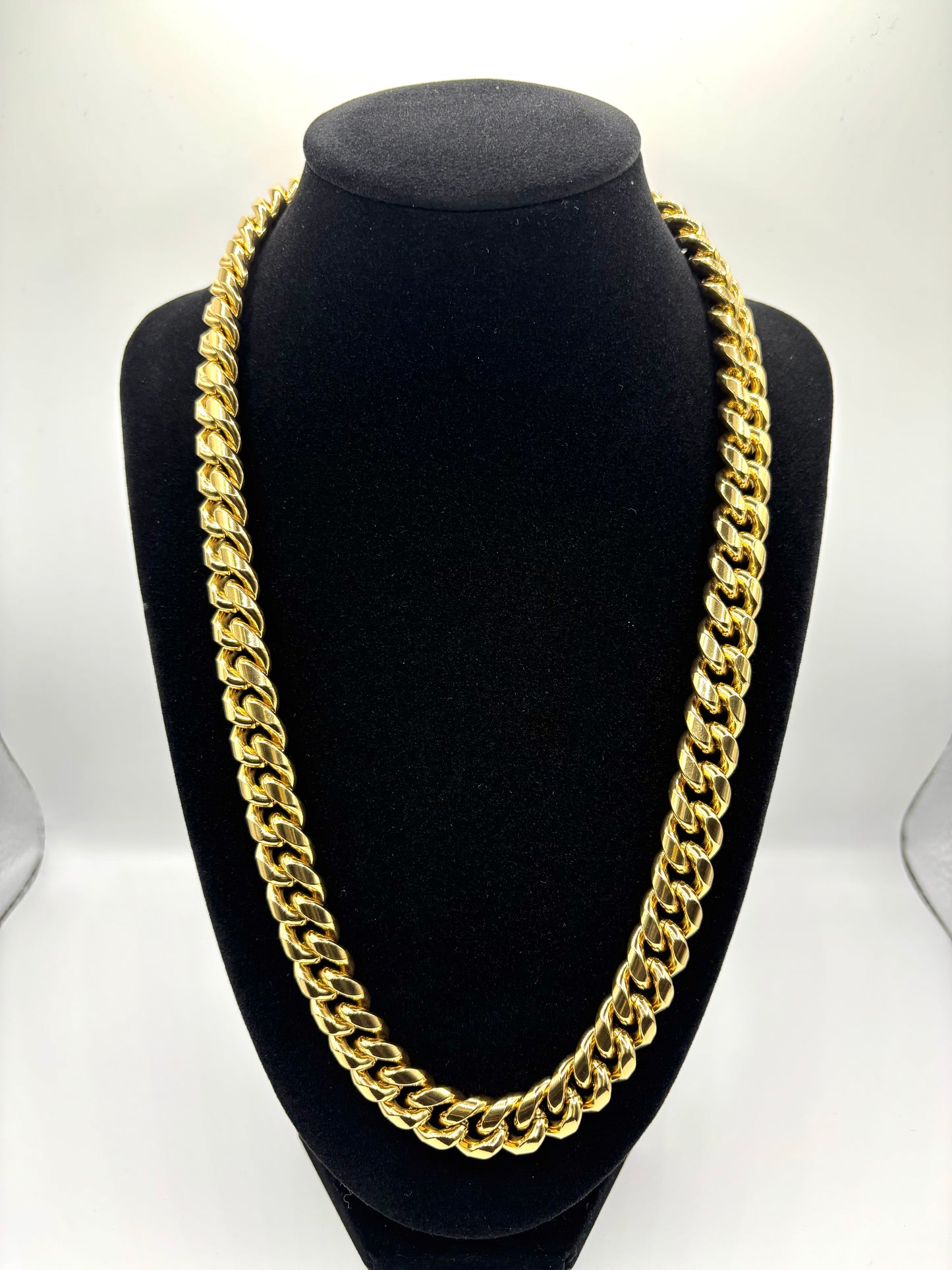 Gold Cuban Chain - 12mm