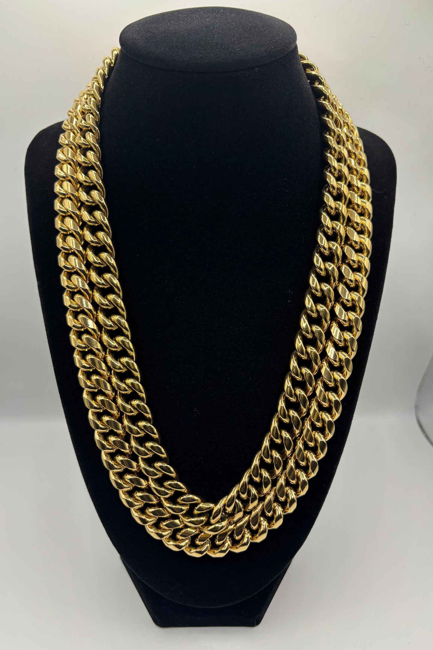 Gold Cuban Chain - 12mm