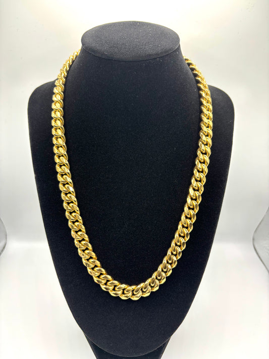 Gold Cuban Chain - 10mm