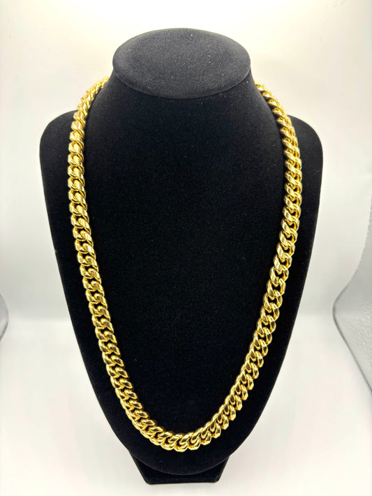 Gold Cuban Chain - 10mm