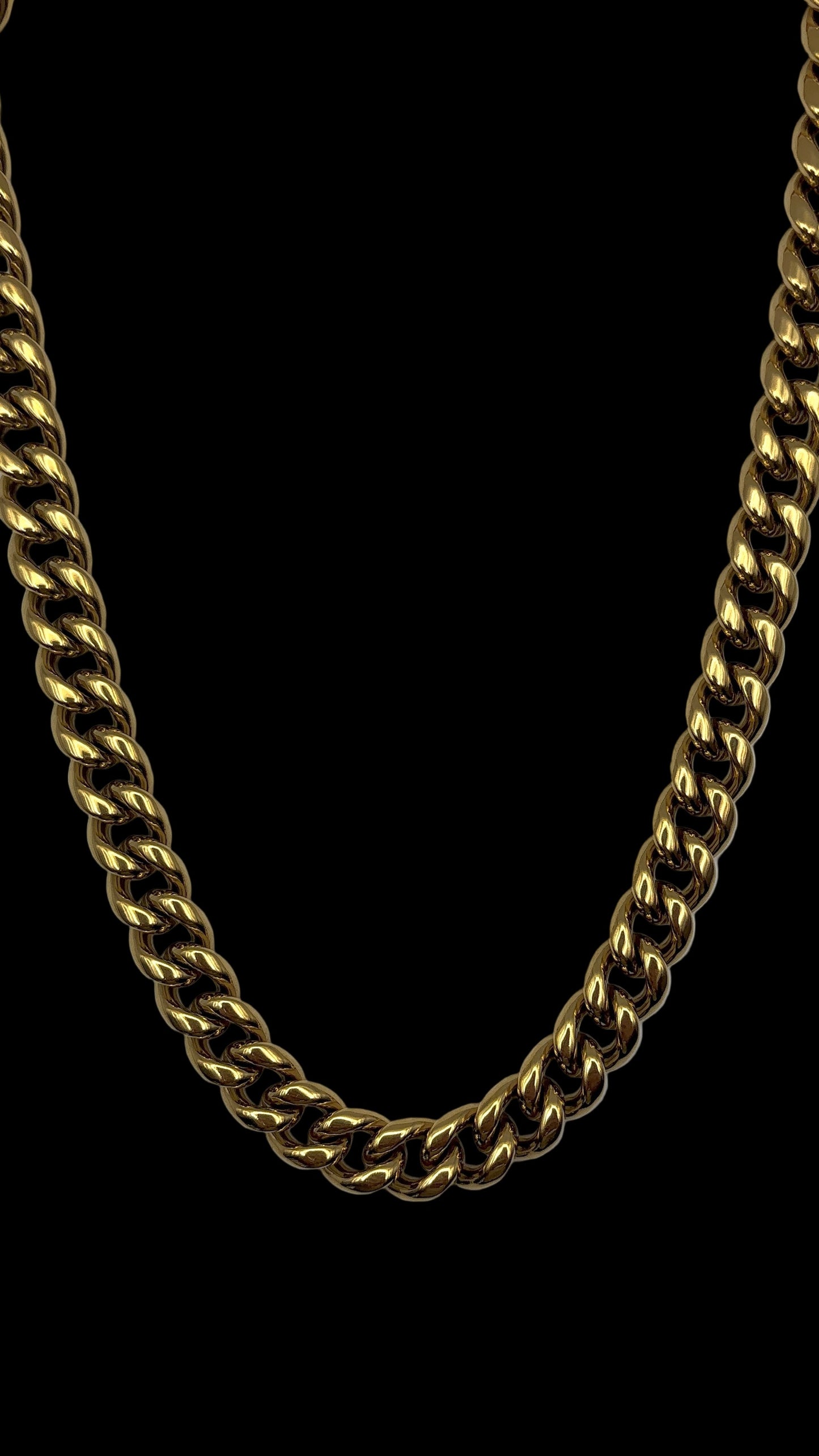 Gold Cuban Chain - 12mm
