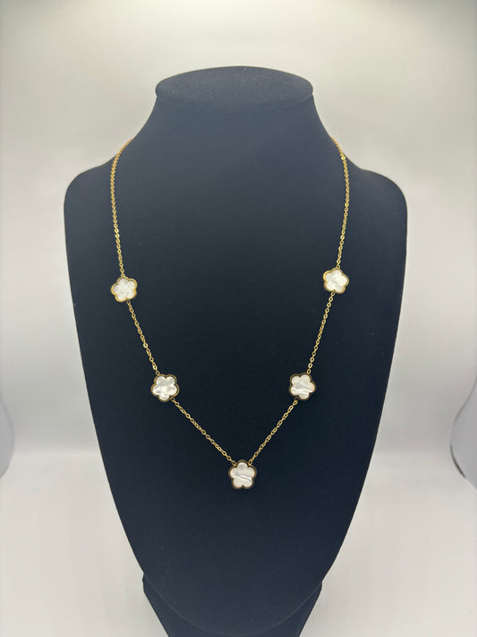 White Clover necklace