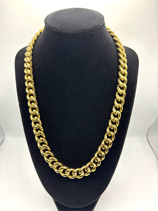 Gold Cuban Chain - 12mm