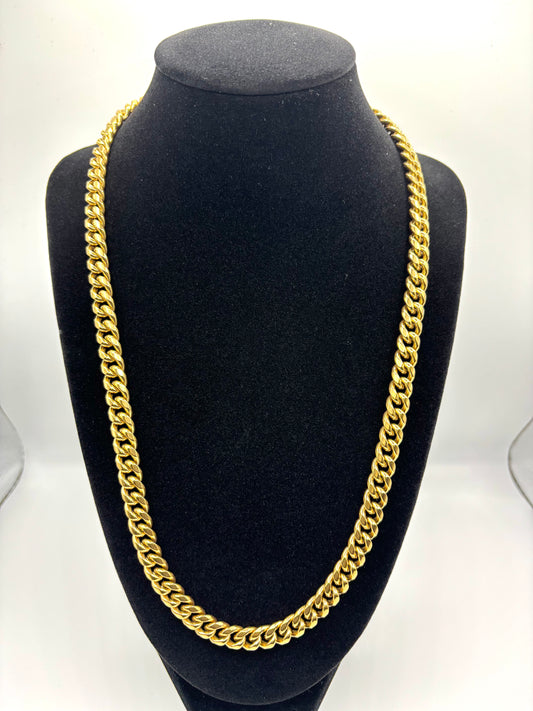 Gold Cuban Chain - 8mm