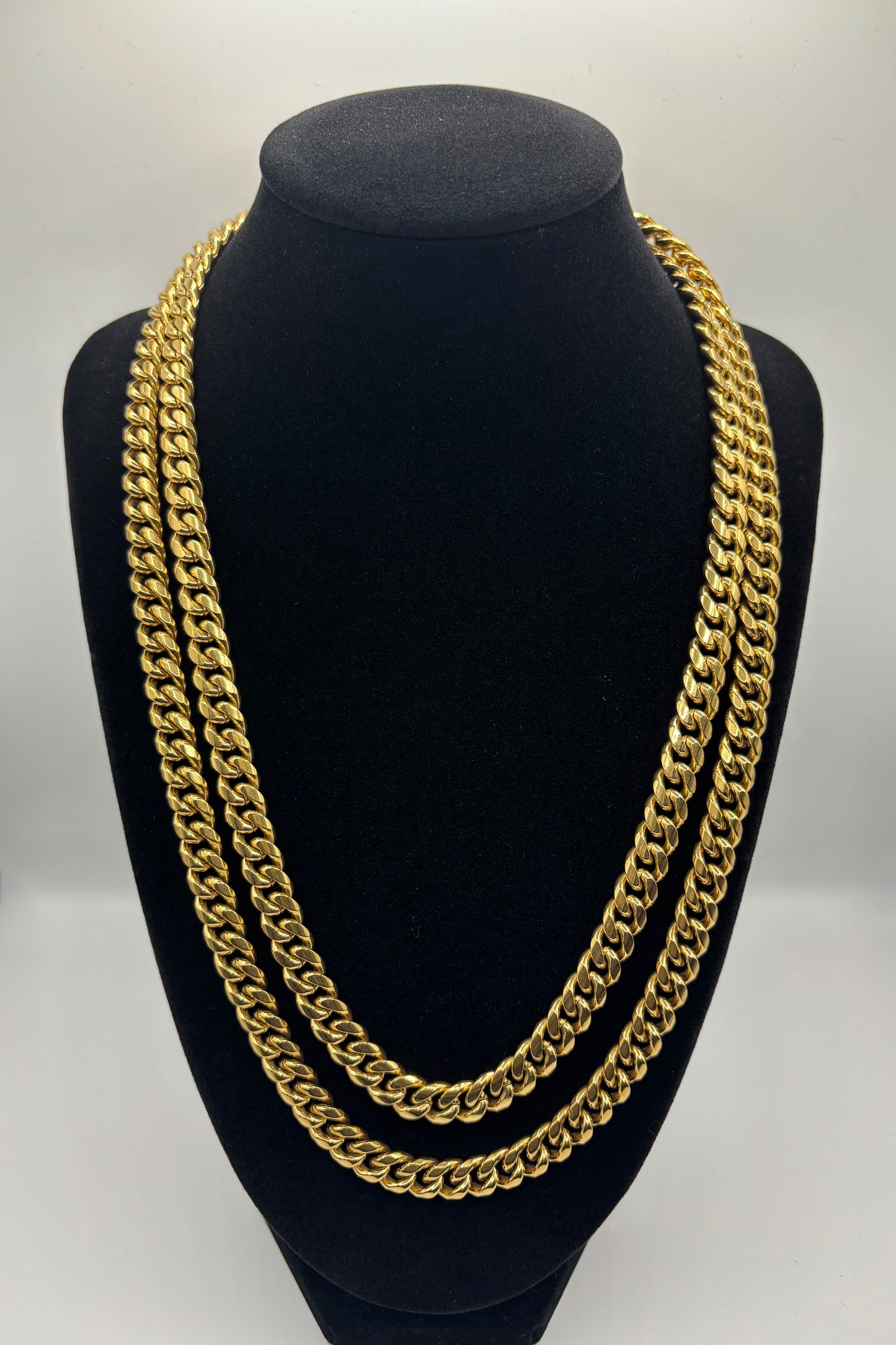 8mm Gold Cuban chain