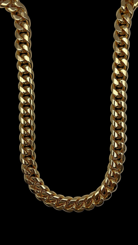14mm Gold cuban chain