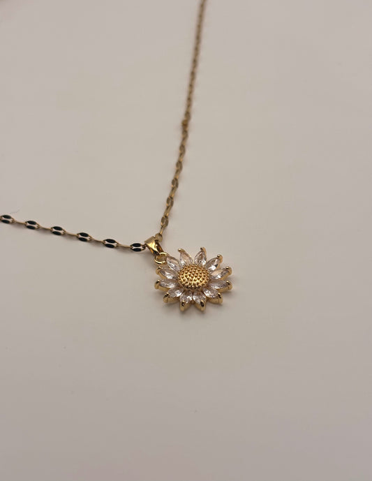 Sunflower necklace