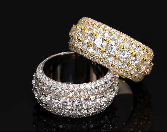 Five Stack Moissanite Ring